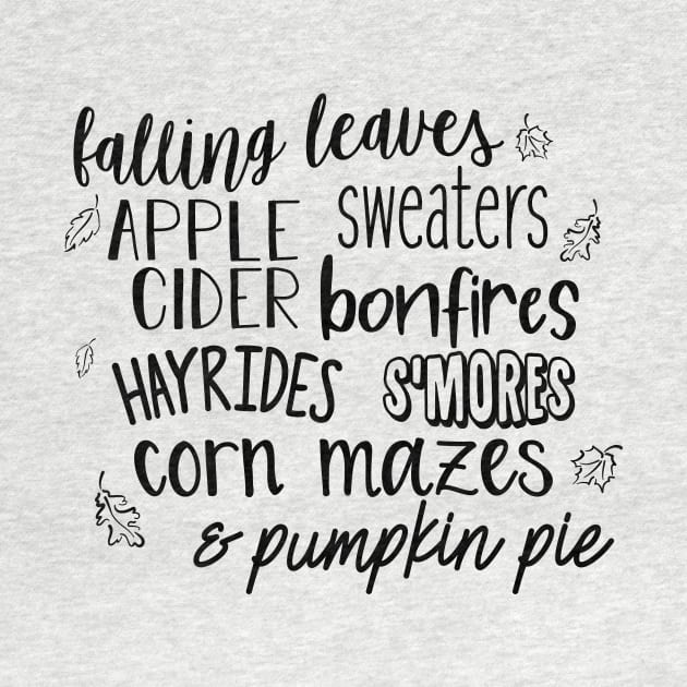 Fall Things by FontfulDesigns